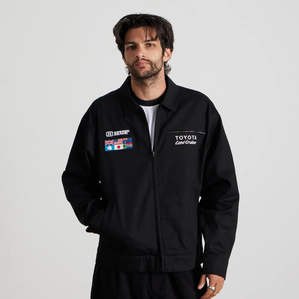 Huf X Toyota Land Cruiser World Tour Jacket Blk