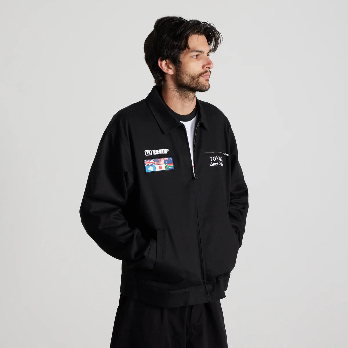 Huf X Toyota Land Cruiser World Tour Jacket Blk