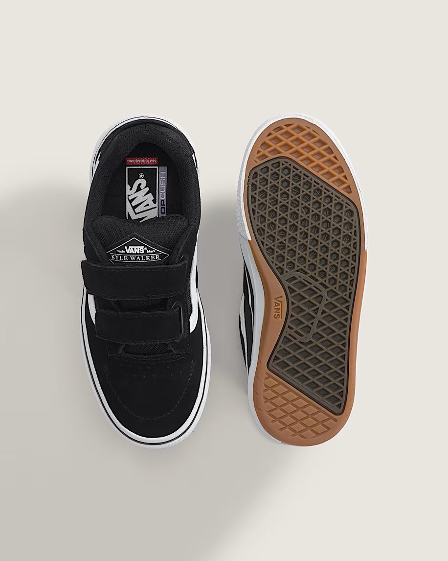Little Kids Skate Kyle Walker Wafflecup V Pro Shoe Blk/Wht