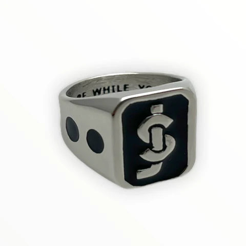 SJ Drip Finger Ring Stainless Steal(size options listed)