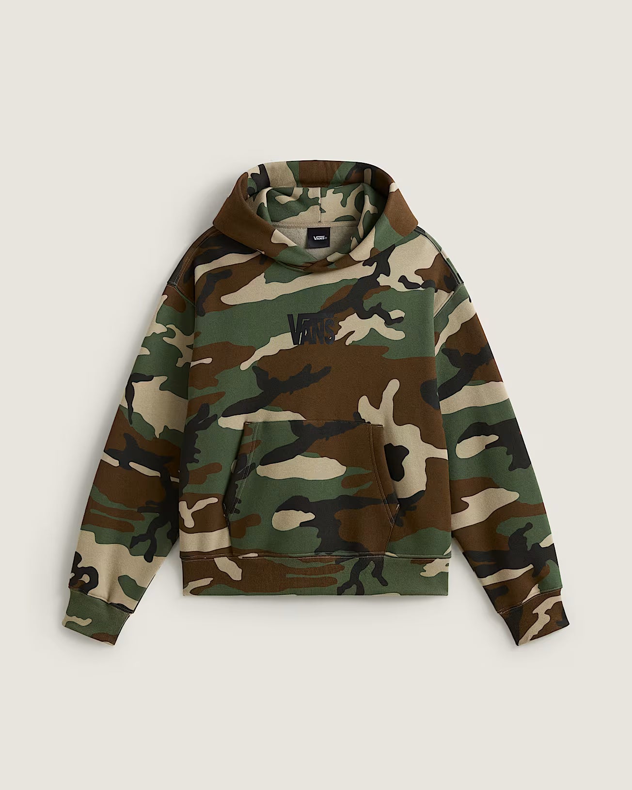 Printed AOP Pullover Hooded Sweatshirt Aluminum Camo