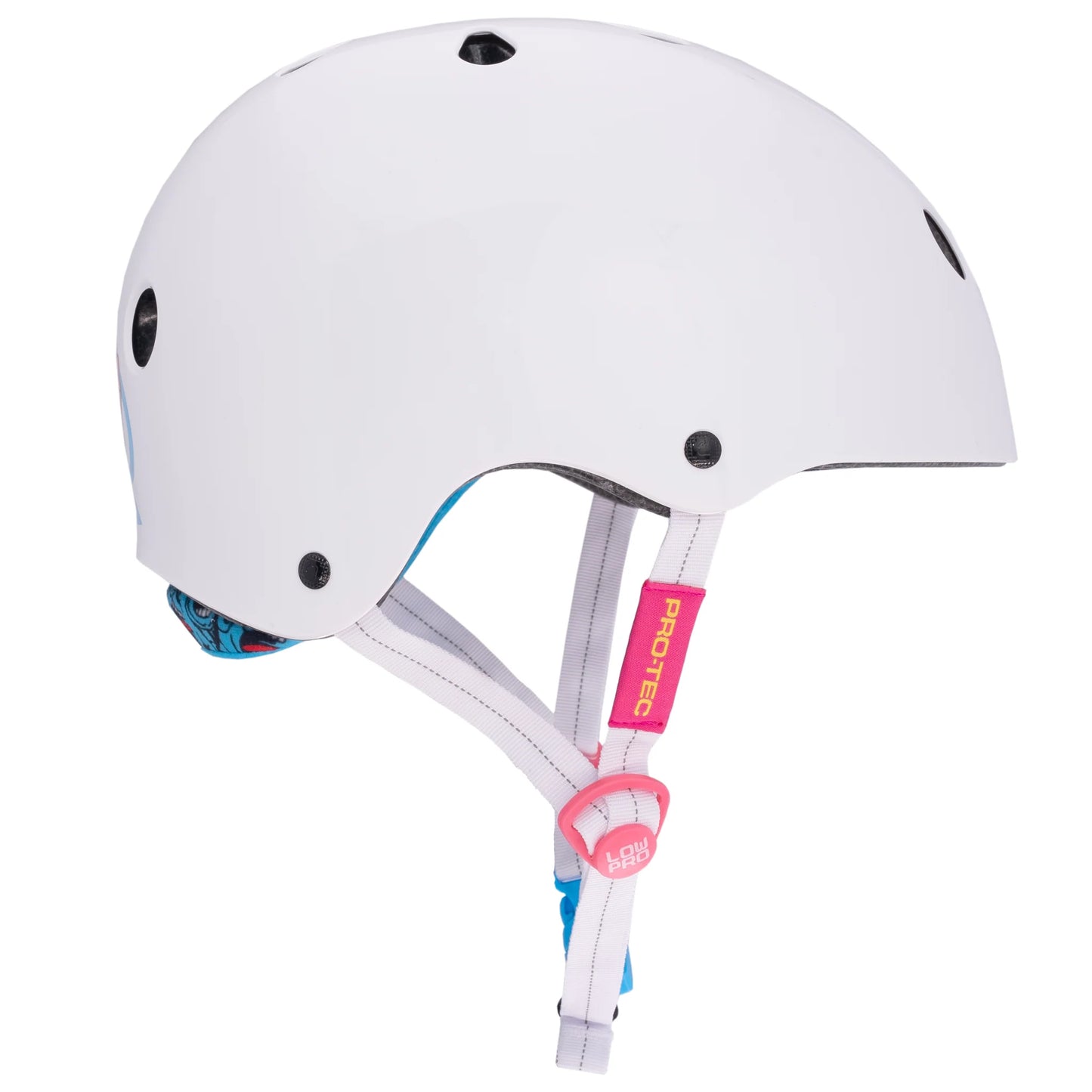 Low Pro Certified Helmet Signature Edition Santa Cruz Gloss Wht