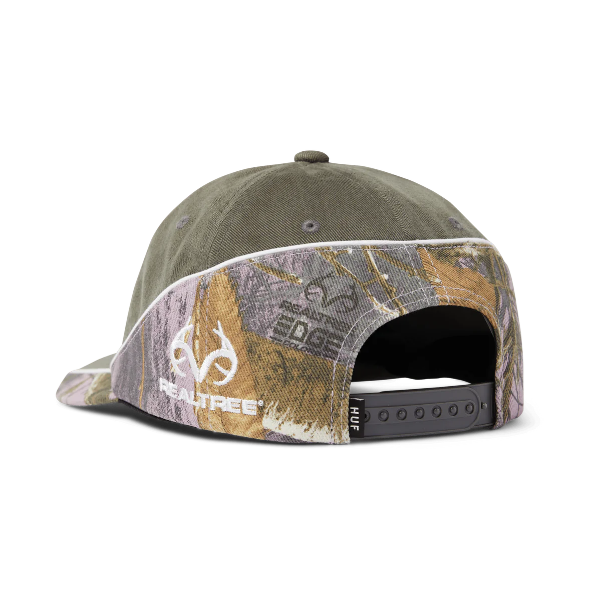 Huf X Realtree Megablast Adjustable Snapback Hat Lilac/Char/Camo OS