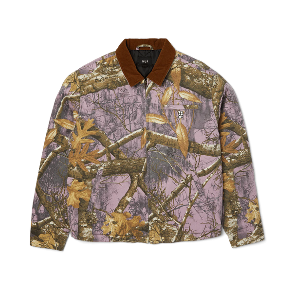 Huf X Realtree Camo Megablast Jacket Lilac – Dogwood Skate Shop