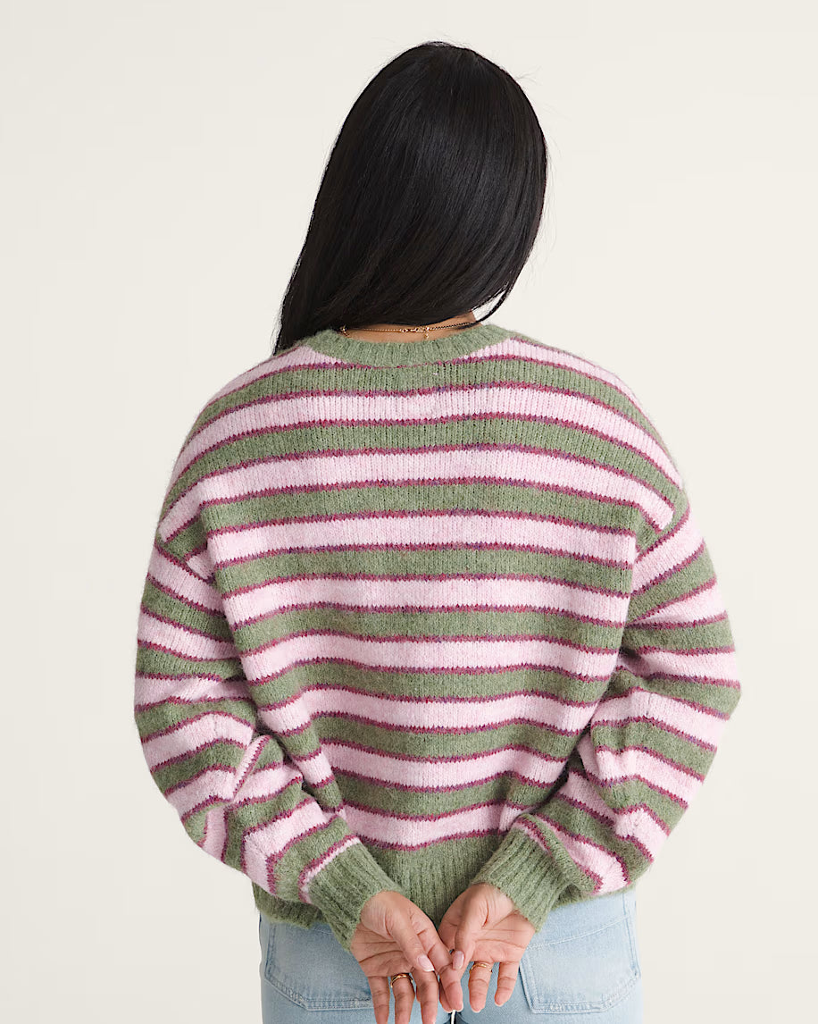 Rollins Stripe Sweater Grn/Bal/MM