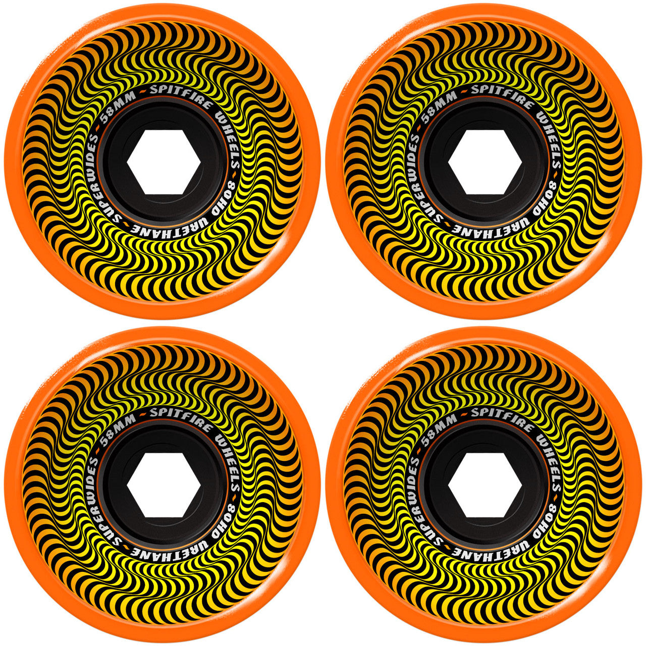 80HD Superwide Wheels 58mm Org