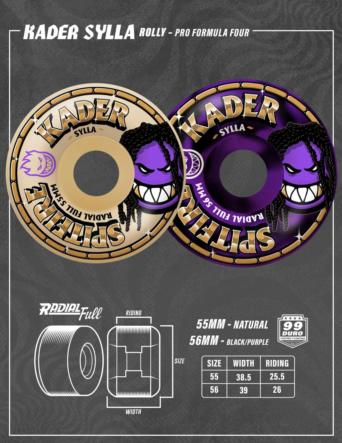 F4 99a Radial Full Kader Sylla Rolly Pro Wheels