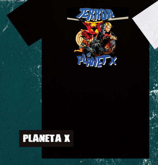 Planeta X S/S Tee Shirt Blk(size options listed)