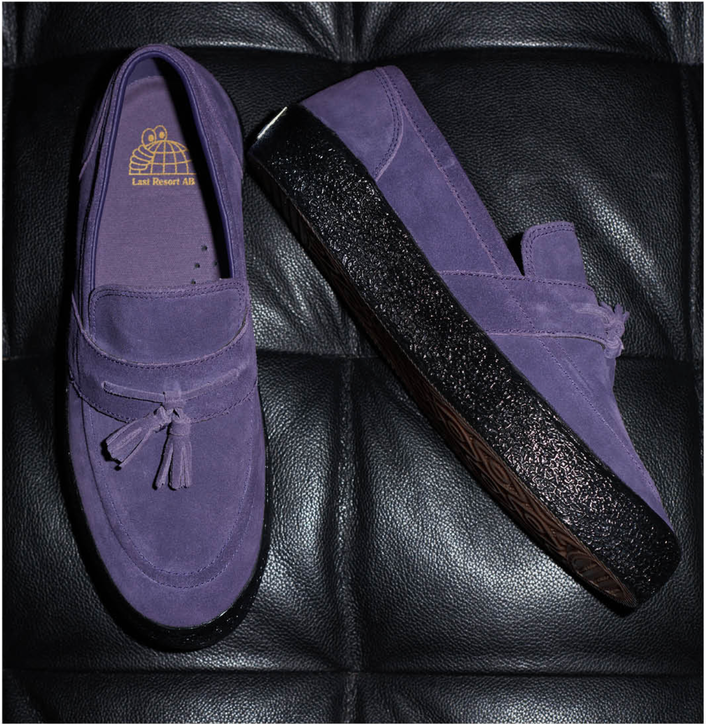 VM005 Loafer Suede Shoe Loganberry/Blk(size options listed)