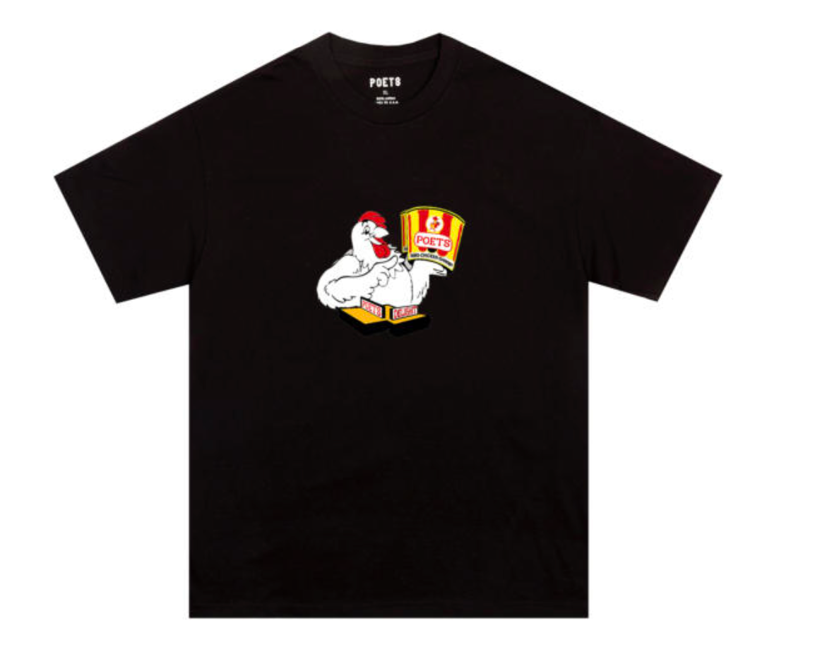 Delight Screened s/s Tee Shirt Blk