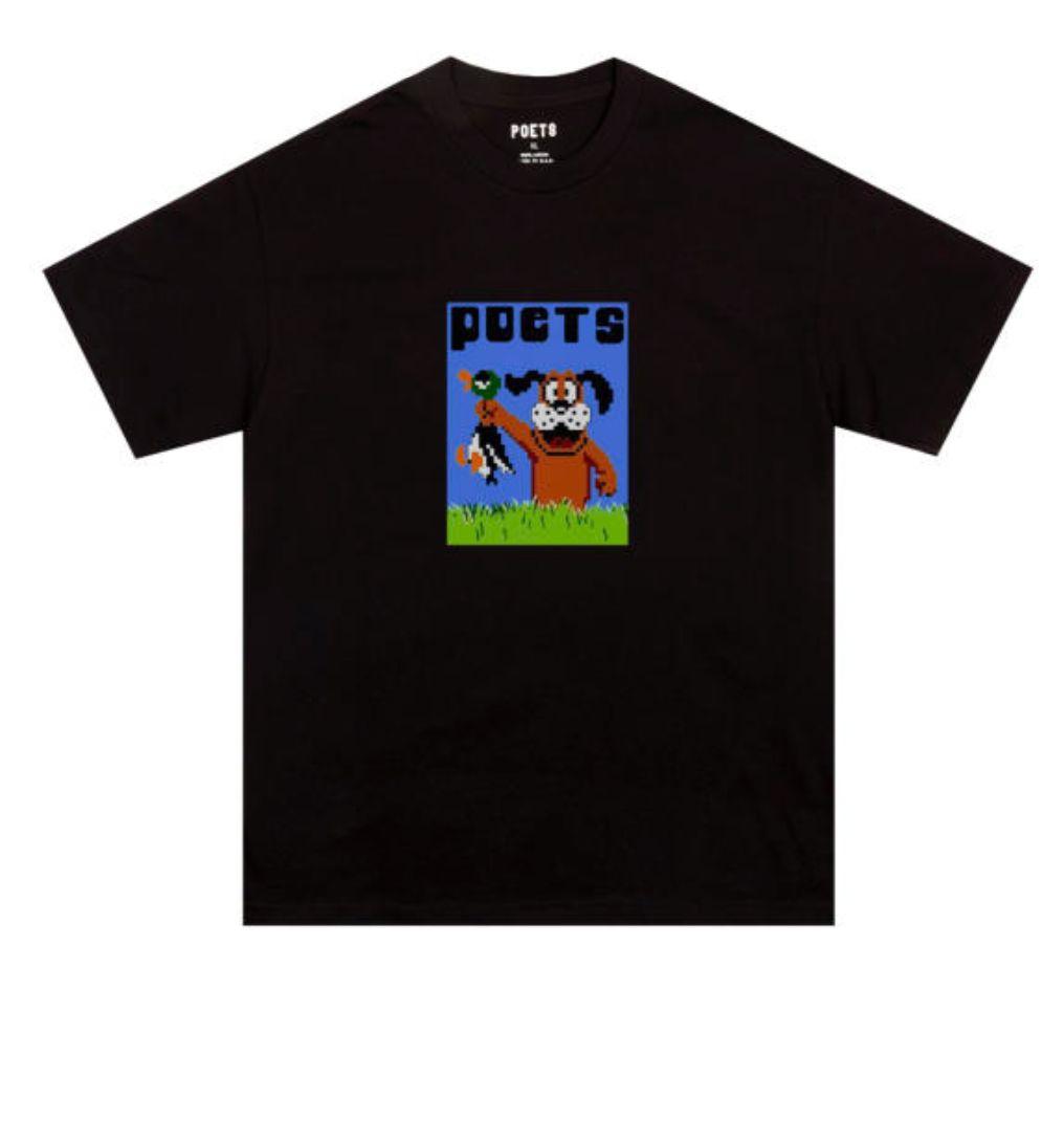 Hunt Screened s/s Tee Shirt Blk