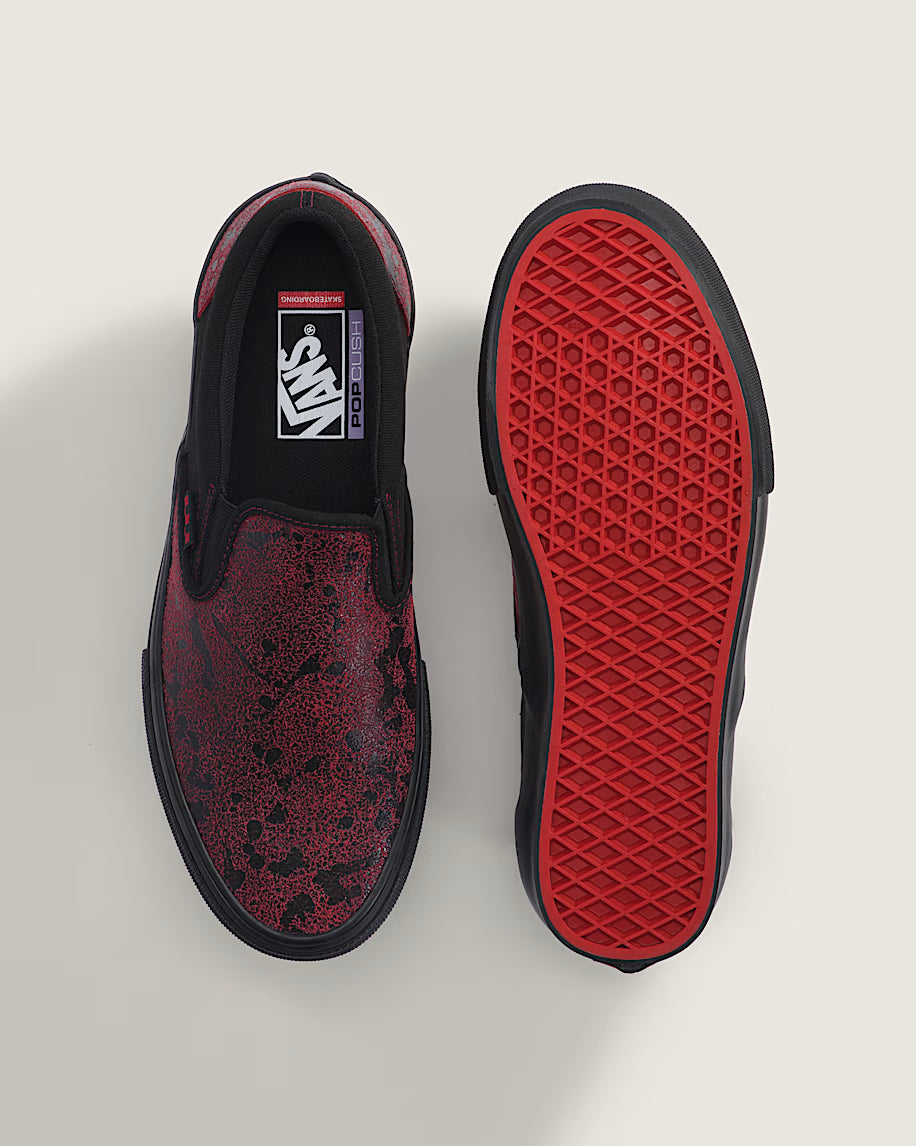 Skate Slip On Shoe Saw Red/Blk