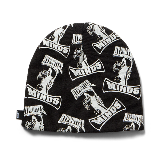 Huf X Three 6 Mafia Skull Beanie Blk/Wht