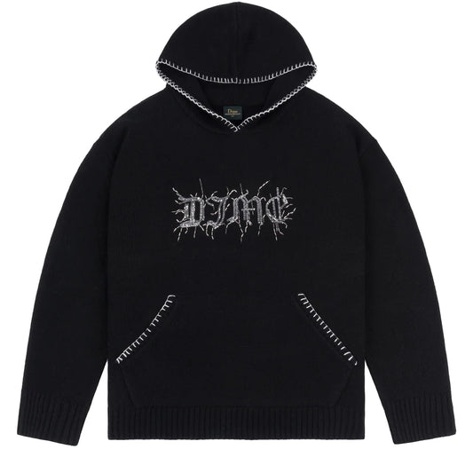 Hardcore Wool Hoodie Vin.Blk