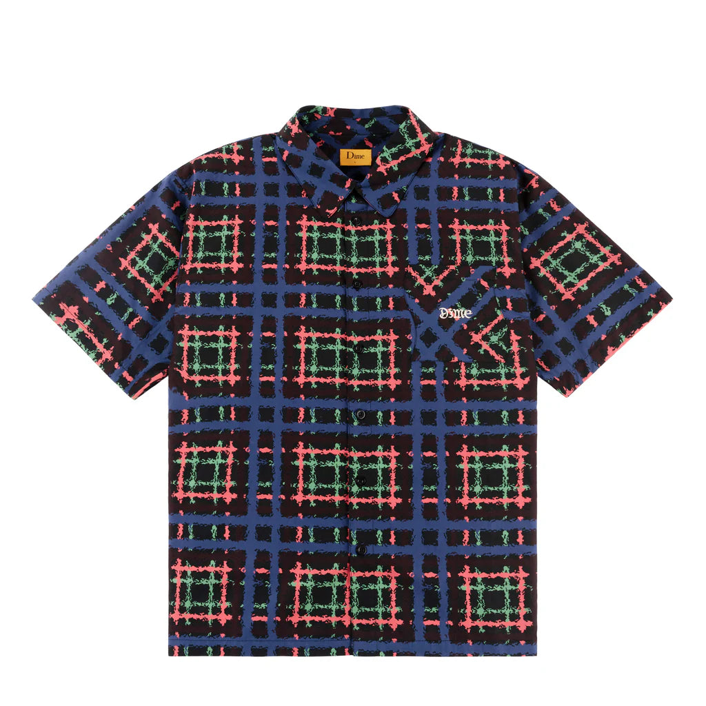 Resort Plaid s/s Buttondown Shirt Midnight Multi(size options listed)