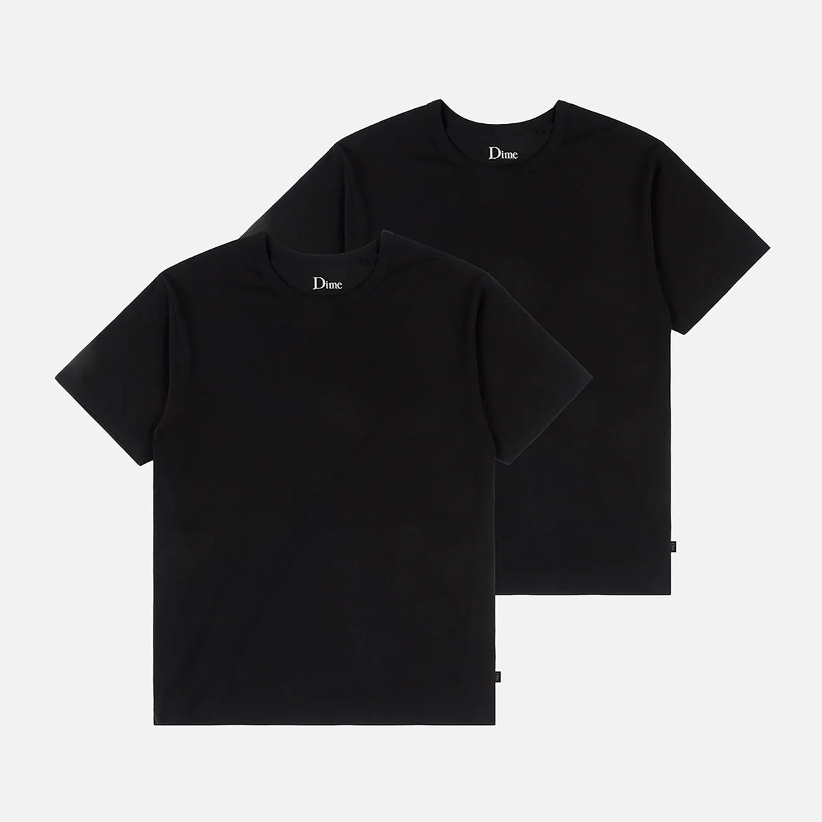 2Pk Basic T Shirts Blk