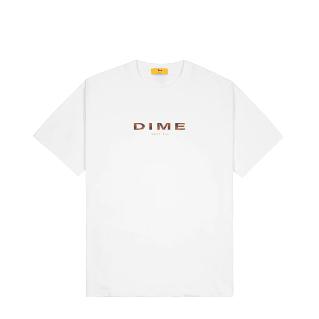 Block Font S/S Tee Shirt Wht(size options listed)