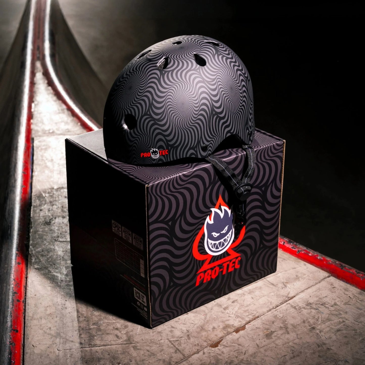 Low Pro Certified Helmet Spitfire Wheels Signature Edition BlkSwirl