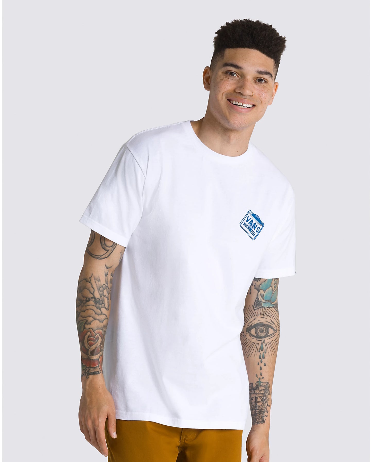 Record Label S/S Tee Shirt Wht(size options listed)