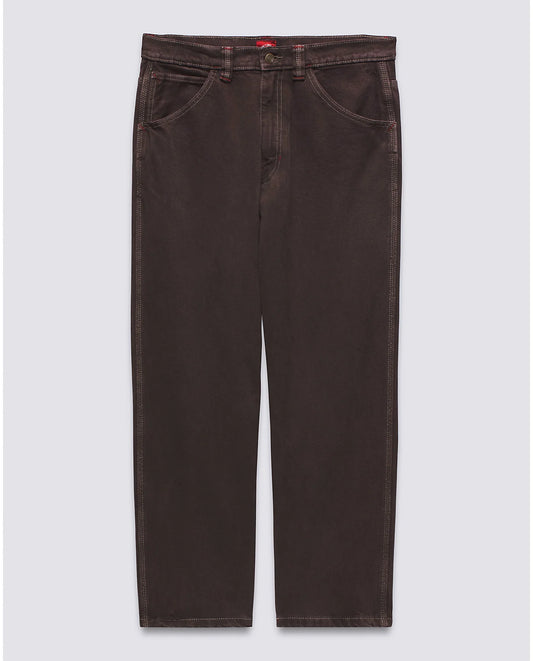 Skate Check-5 Loose Denim Pants After Drk Brwn