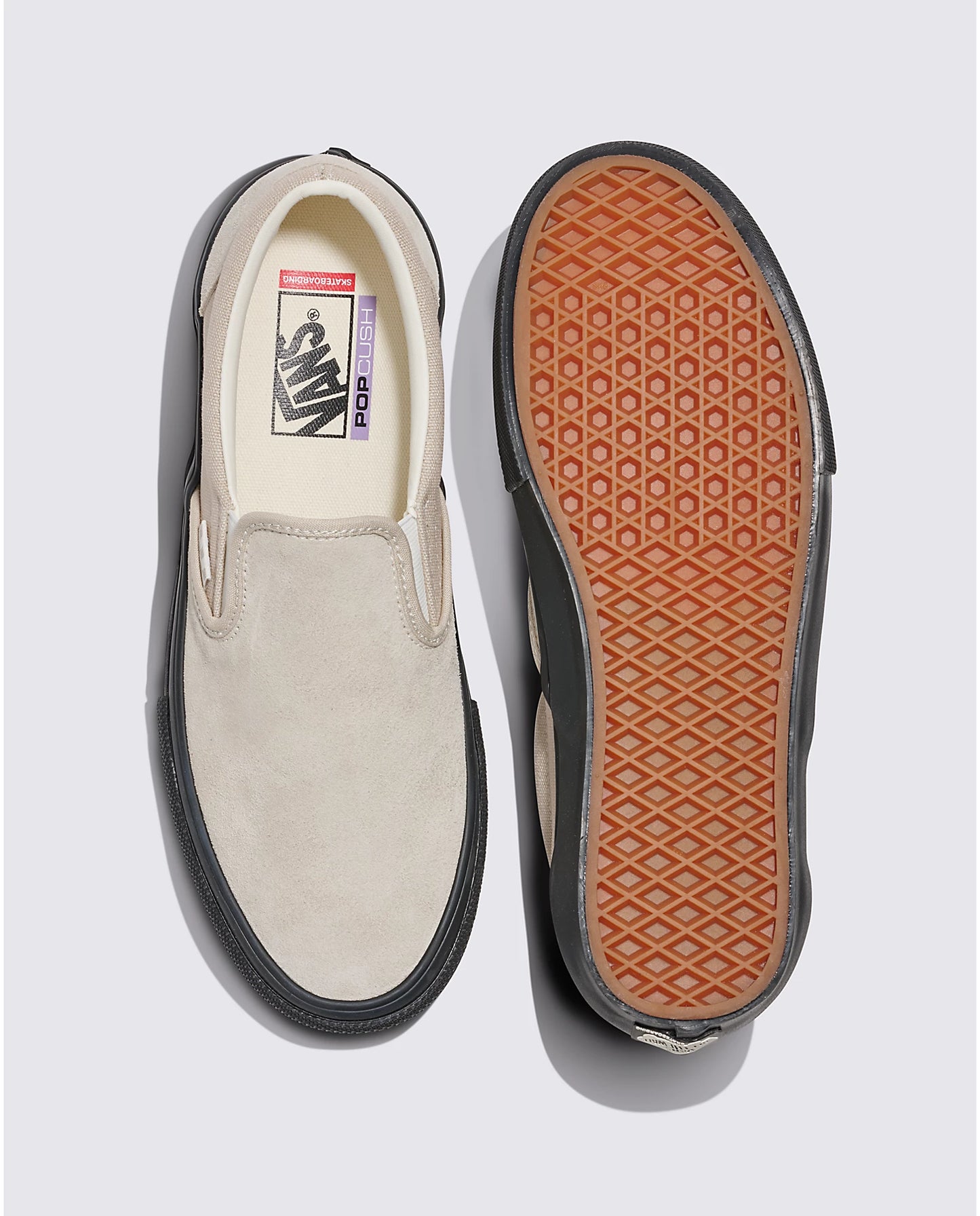 Skate Slip On Shoe Tan/Blk