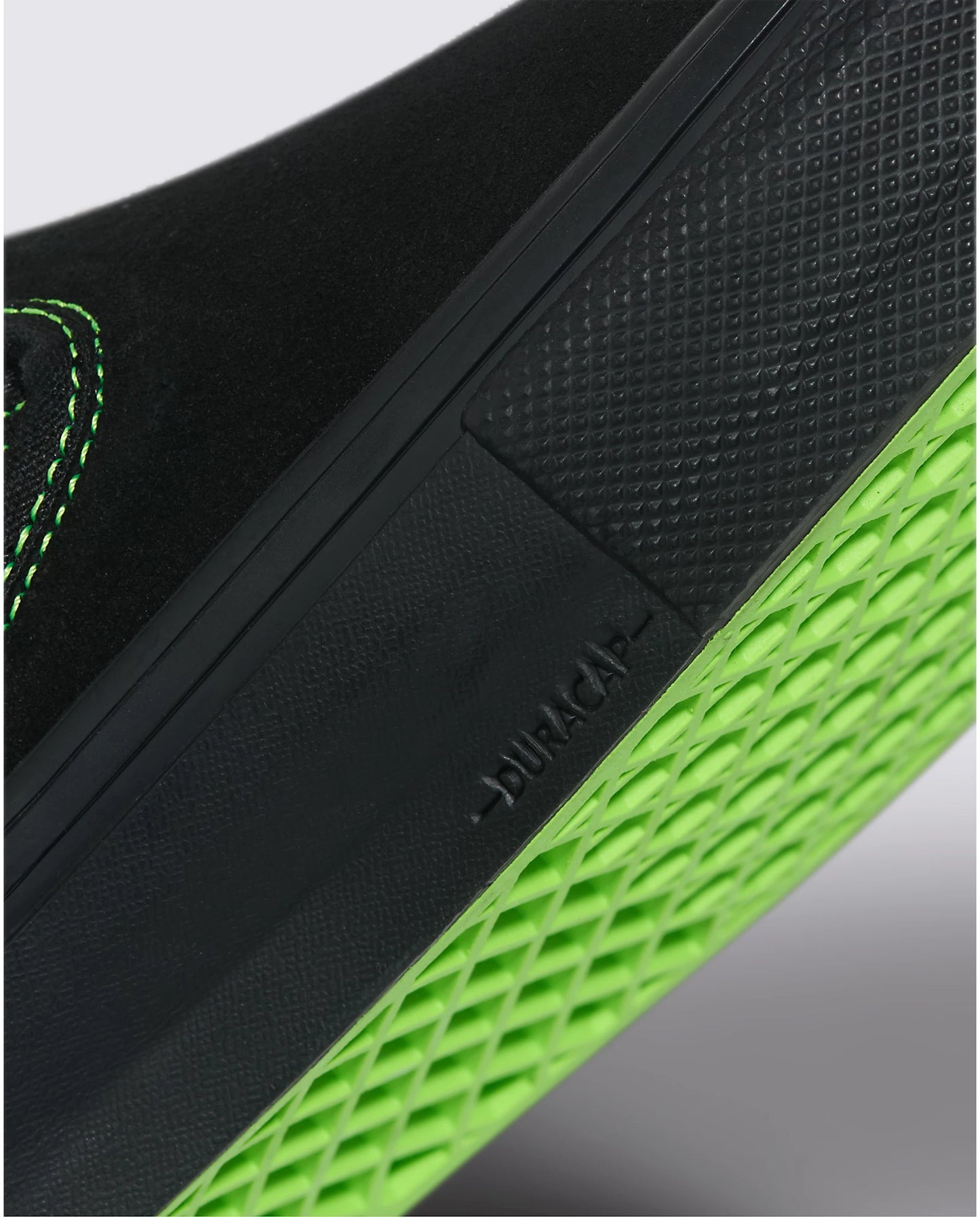 Skate Slip On Shoe Neon Blk/Grn(size options listed)