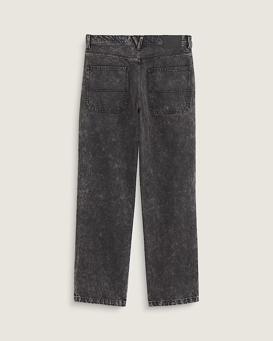 Rowan Zorilla Double Knee Jeans 2.0 Pant Stonewash Blk