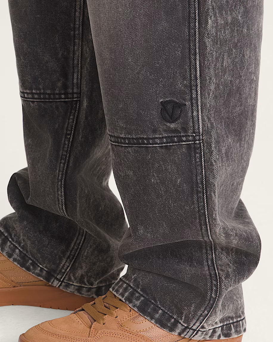 Rowan Zorilla Double Knee Jeans 2.0 Pant Stonewash Blk