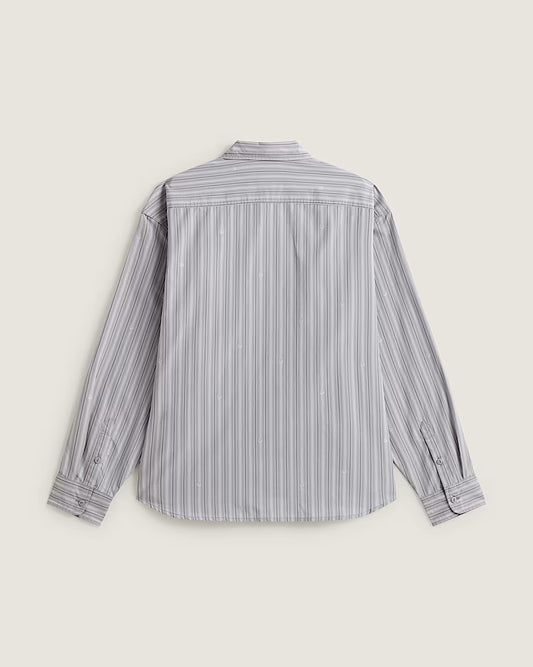 Rowan Striped L/S Button Down Shirt Lt. Gry