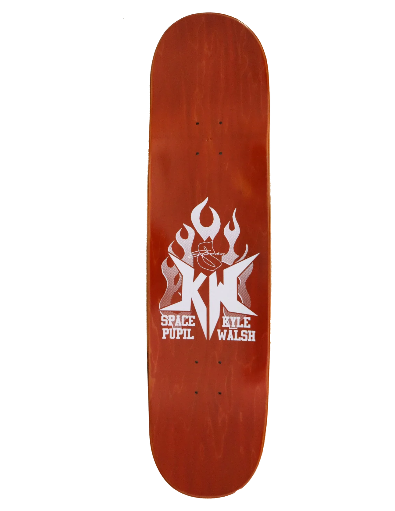 Kyle Walsh Orange Flame Pro Deck (size options listed)