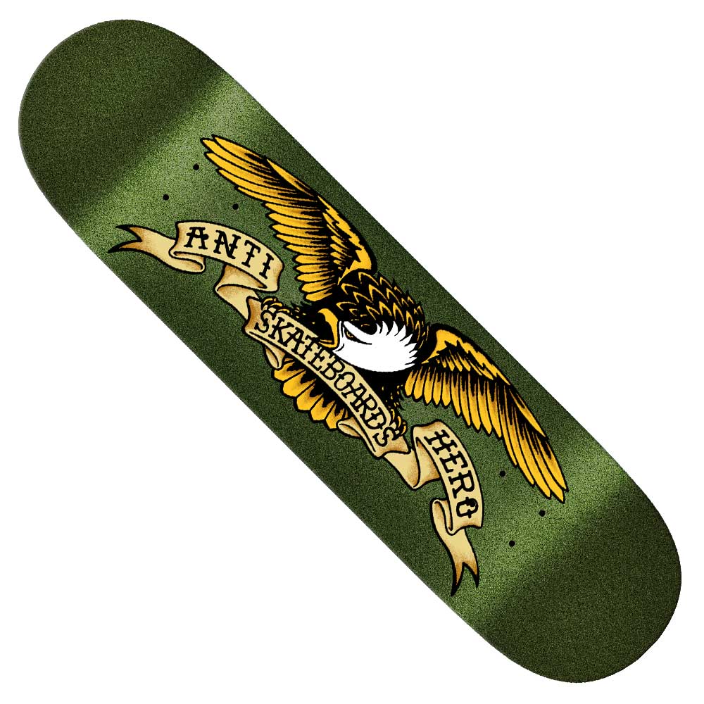 Easy Rider Classic Eagle Deck 8.38 X 32.25 Grn Glitter