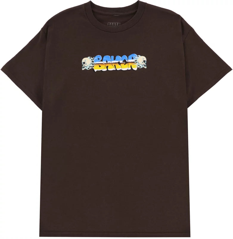 Faster S/S Tee Shirt Brwn(size options listed)