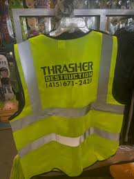 Destruction Safety Vest Safety Grn