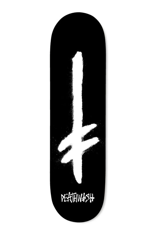 Gang Spray Logo Deck Blk/Wht 8.25 X 31.5