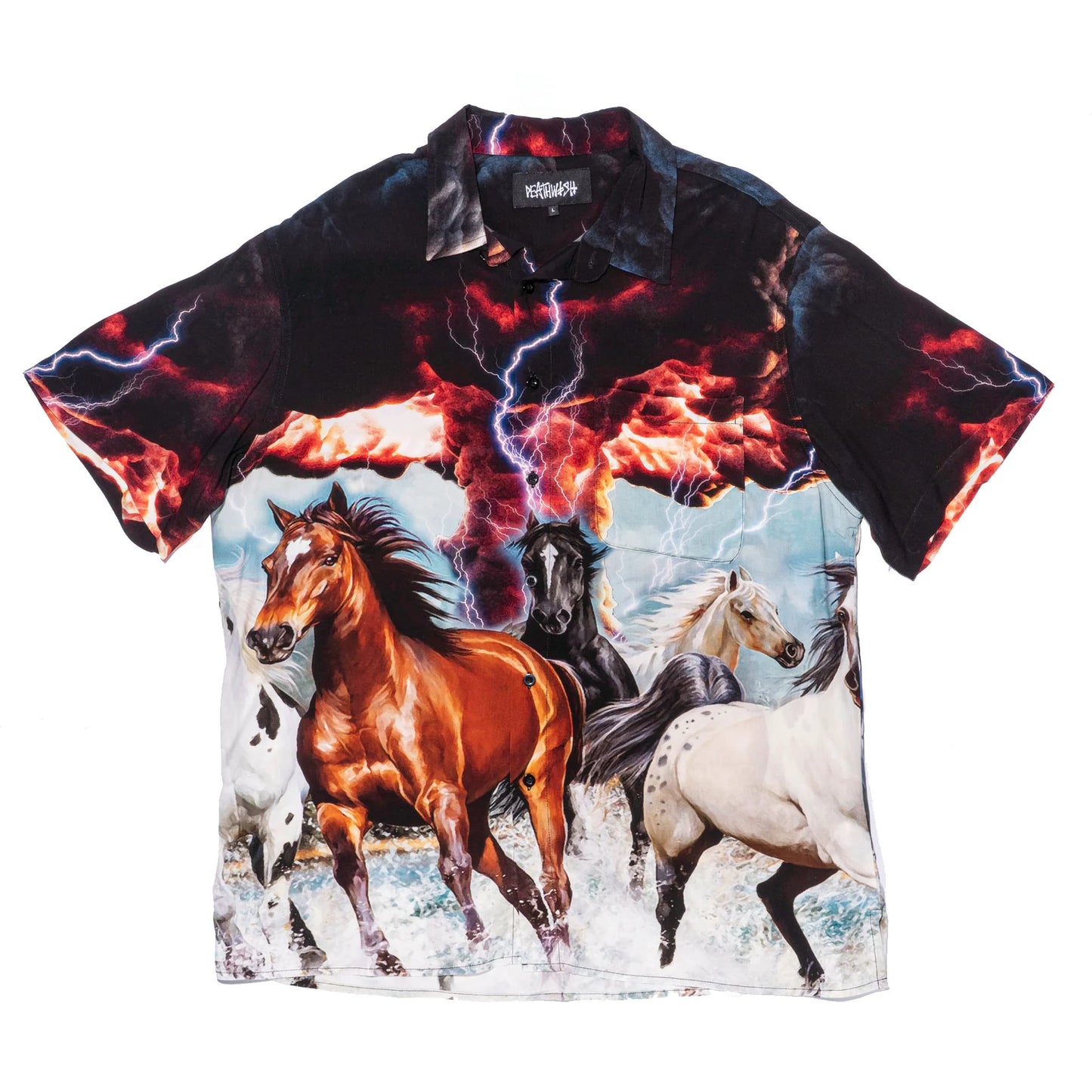Post Modern Button Up S/S Shirt Multi