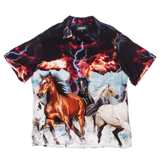 Post Modern Button Up S/S Shirt Multi