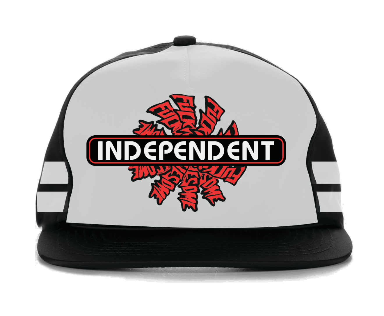 FA X Independent Spiral Logo Adjustable Snapback Trucker Hat OS