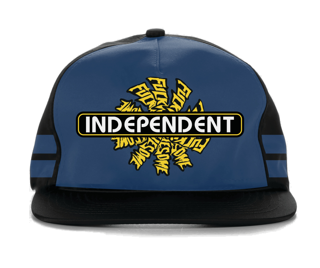 FA X Independent Spiral Logo Adjustable Snapback Trucker Hat OS