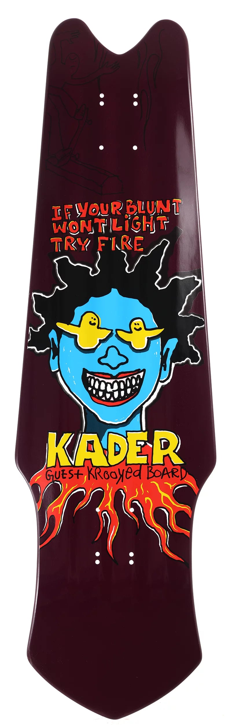Kader Sylla Guest Tri-Plane Shaped Pro Deck 9.75 X 33.75