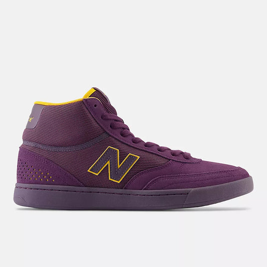 Numeric 440 High Shoe Purp w/Ylw (size options listed)