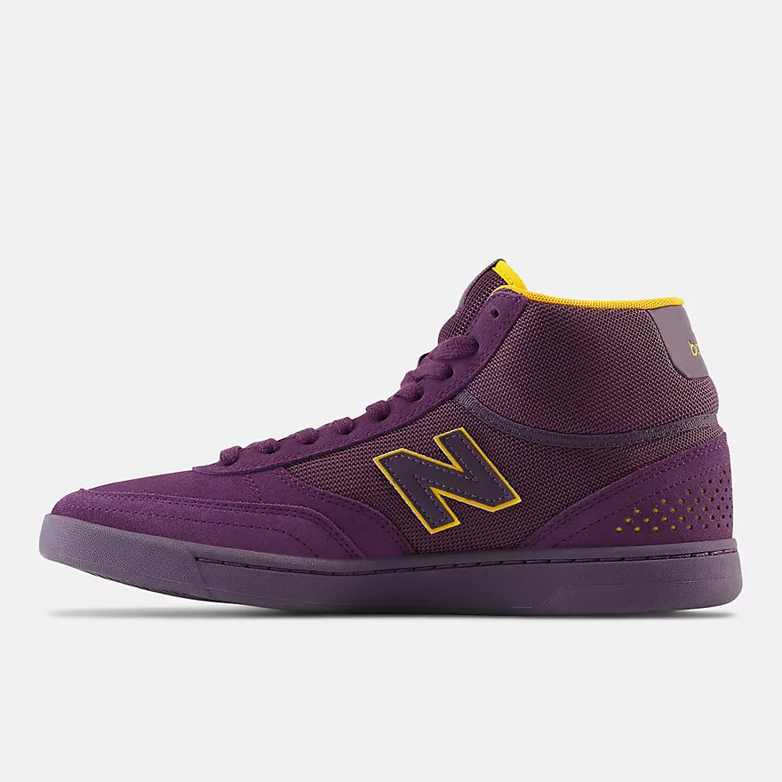 Numeric 440 High Shoe Purp w/Ylw (size options listed)