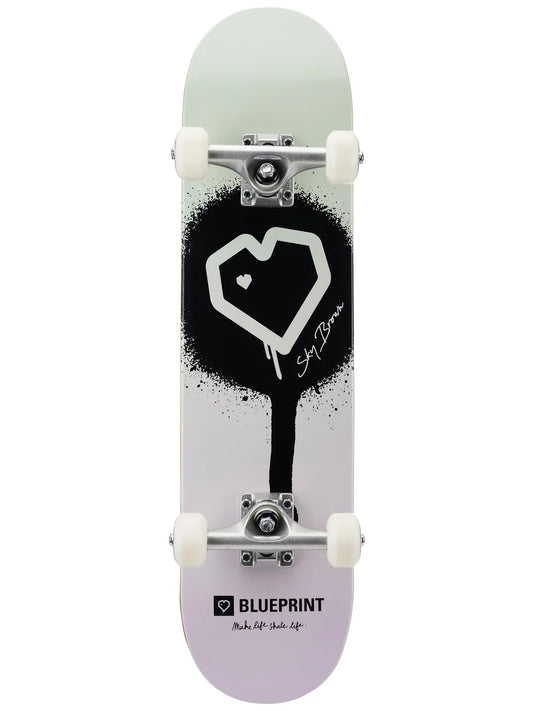 Sky Brown X MLSL Pro Micro Skateboard Complete Pastel Fade 7.0 X 29