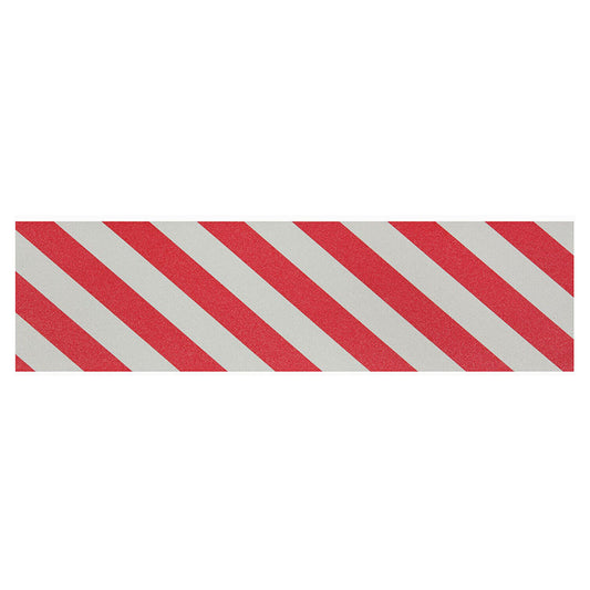 Red And Wht Stripe Single Sheet Griptape 9 X 33