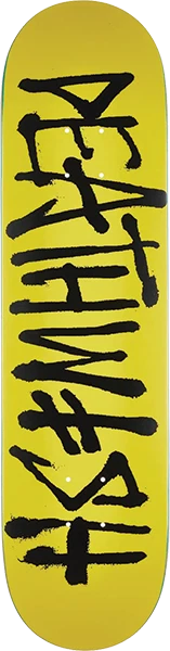 OG Deathspray Logo Team Deck 8.0 X 31.5 Ylw/Blk