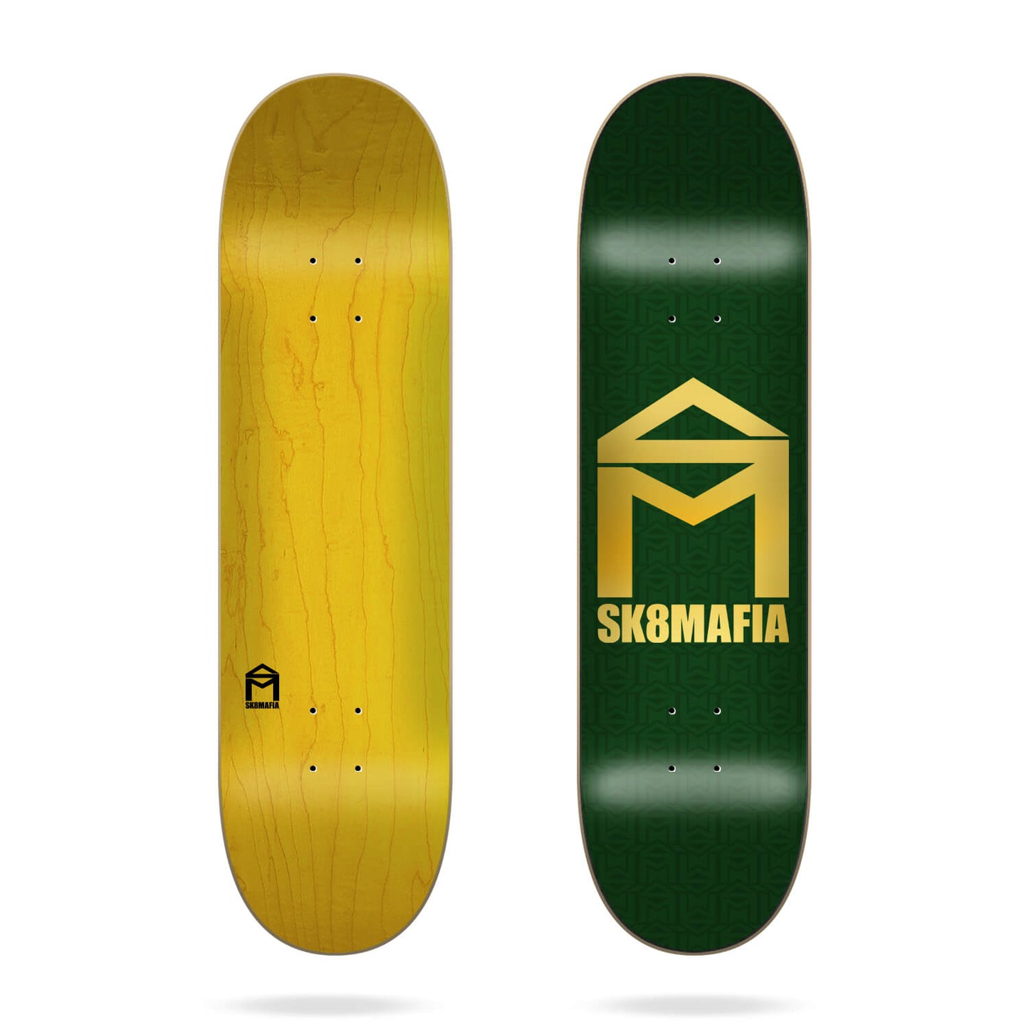 Sk8mafia House Logo Premium Skateboard Deck Grn 825 X 31.52