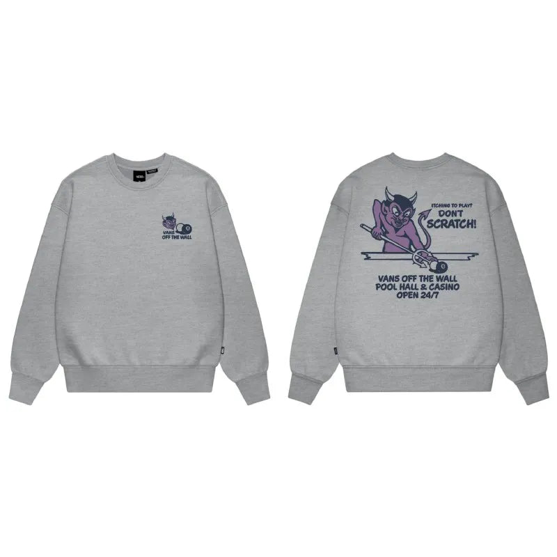 Old Skratch Crewneck Sweatshirt Cement/Hthr