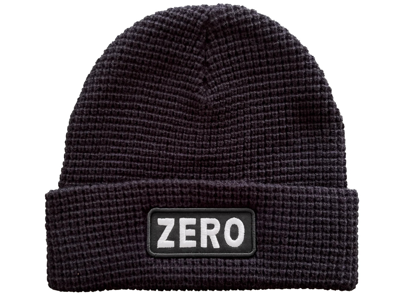 Army Patch Waffle Knit Beanie Blk OS