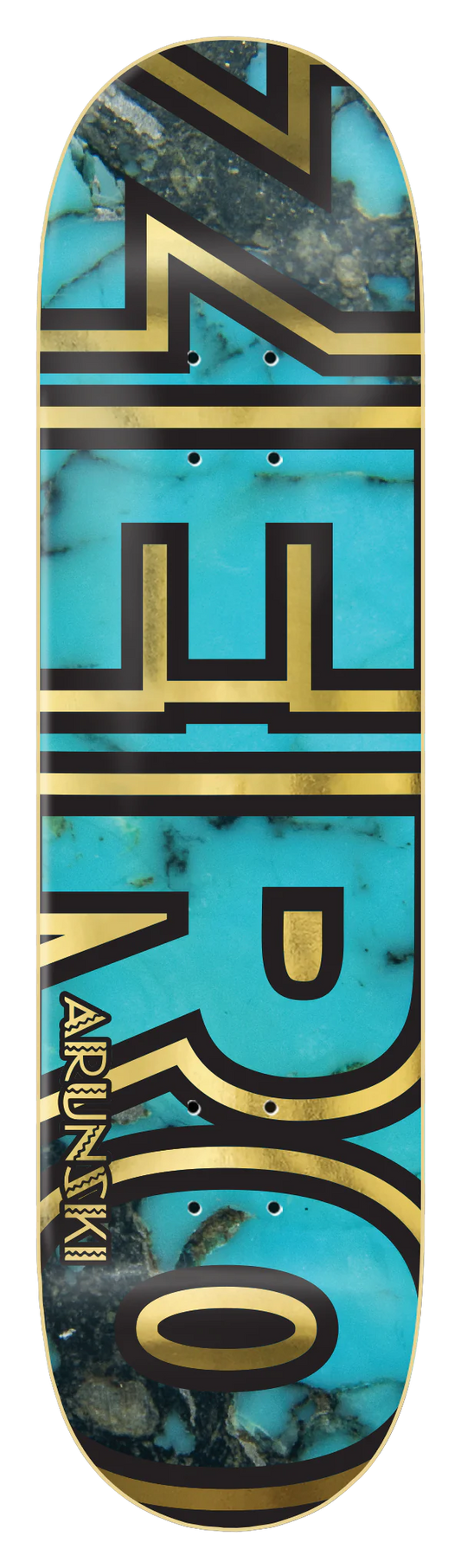 Adam Arunski Signature Turquoise Bold Pro Deck 8.25 X 31.9