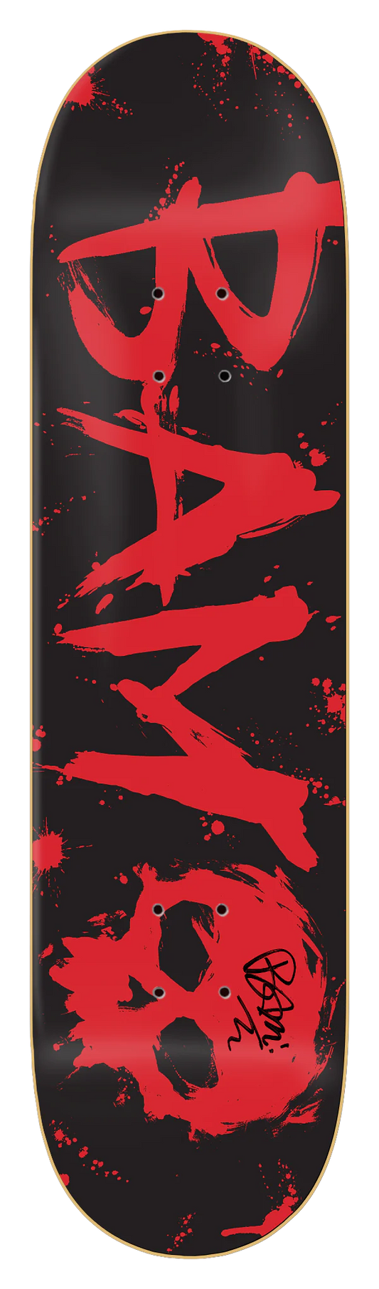 Bam Margera 2 Blood Text Guest Deck