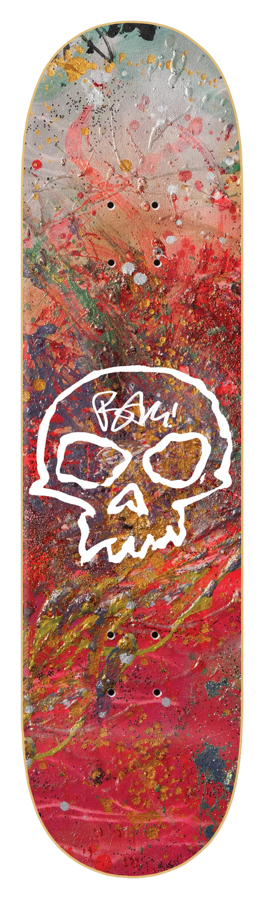 Bam Margera Single Skull Guest Deck